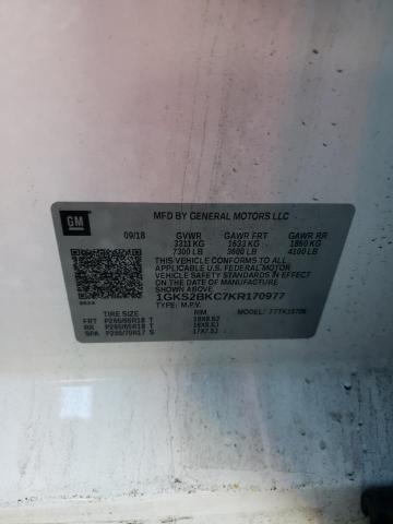 2019 GMC YUKON SLT - 1GKS2BKC7KR170977