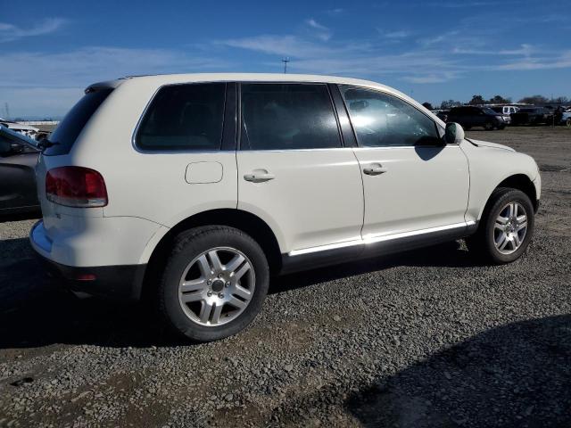 VOLKSWAGEN TOUAREG 4. 2004 white  gas WVGCM77L04D040938 photo #4