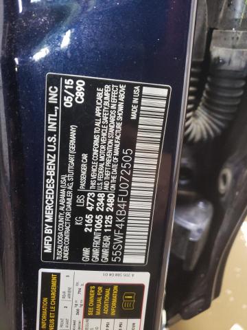 2015 MERCEDES-BENZ C 300 4MAT - 55SWF4KB4FU072505