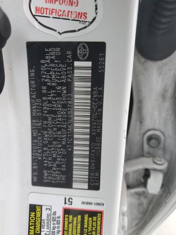 2020 TOYOTA CAMRY LE 4T1C11AK1LU927873