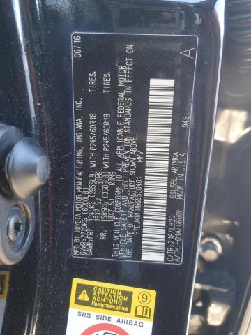 2016 TOYOTA HIGHLANDER - 5TDJKRFH8GS500401