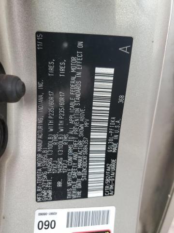 2015 TOYOTA SIENNA - 5TDZK3DCXFS684357