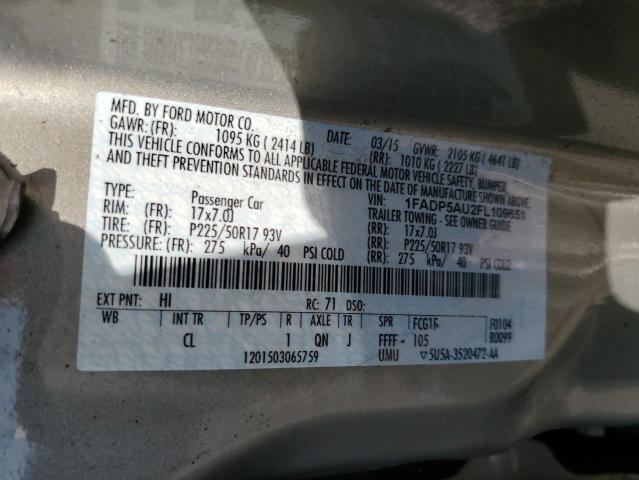 2015 FORD C-MAX 1FADP5AU2FL109651