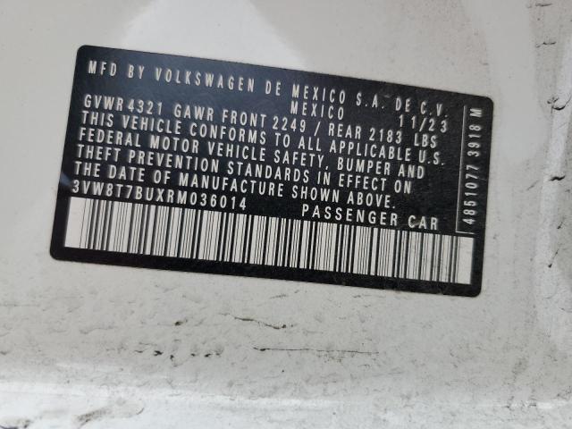 2024 VOLKSWAGEN JETTA 40TH 3VW8T7BUXRM036014