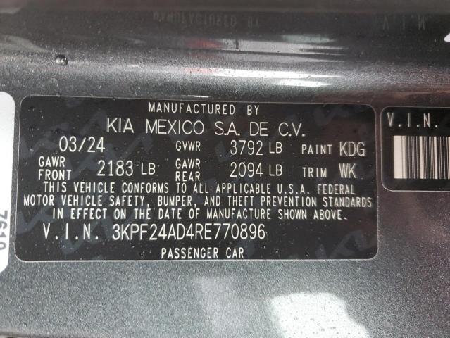 2024 KIA FORTE LX - 3KPF24AD4RE770896