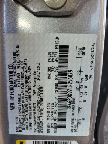 2020 FORD FUSION TIT - 3FA6P0K97LR256079
