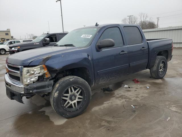 CHEVROLET SILVERADO 2012 blue crew pic flexible fuel 3GCPCSE05CG289810 photo #1