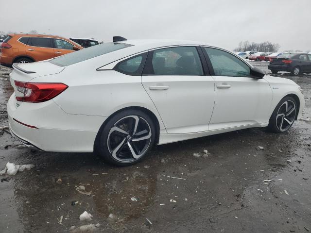HONDA ACCORD HYB 2022 white  hybrid engine 1HGCV3F23NA037233 photo #4