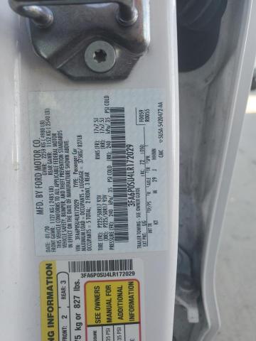 2020 FORD FUSION TIT - 3FA6P0SU4LR172029