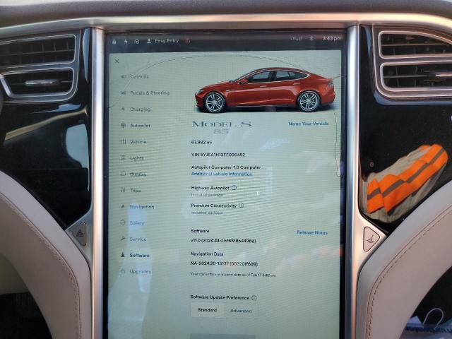 2015 TESLA MODEL S 85 5YJSA1H13FF096452