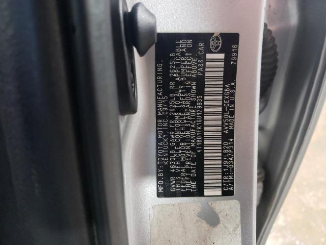 2016 TOYOTA CAMRY HYBR - 4T1BD1FK1GU179935