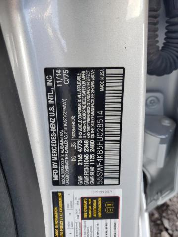 2015 MERCEDES-BENZ C 300 4MAT - 55SWF4KB5FU028514
