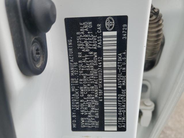 2017 TOYOTA CAMRY LE - 4T1BF1FK8HU374412