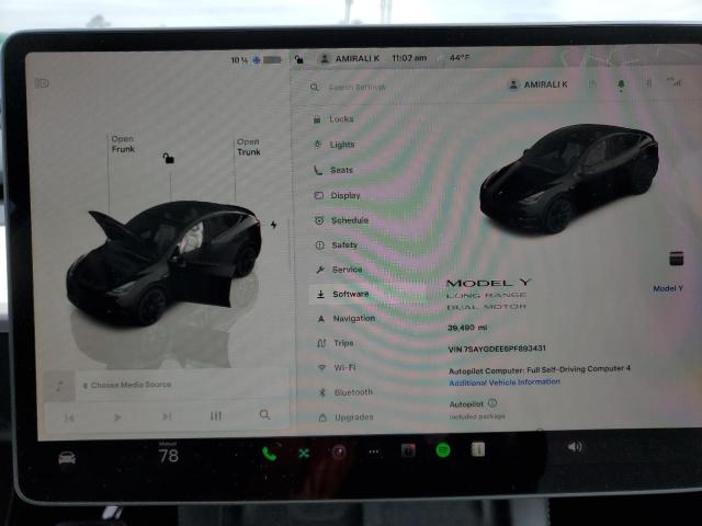 2023 TESLA MODEL Y - 7SAYGDEE6PF893431