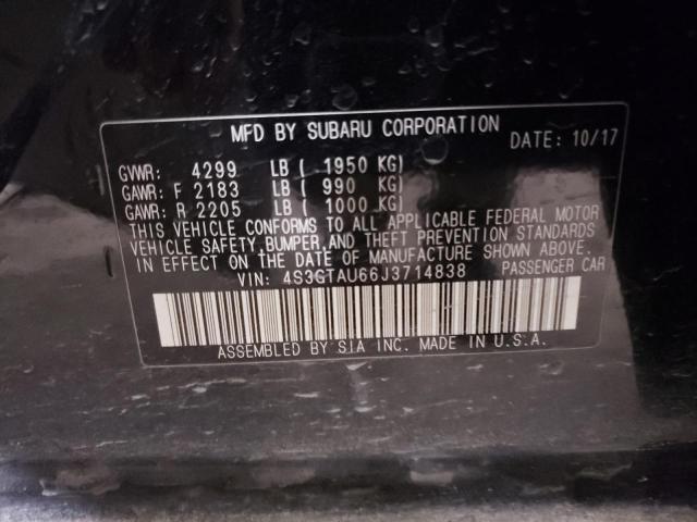 2018 SUBARU IMPREZA LI 4S3GTAU66J3714838