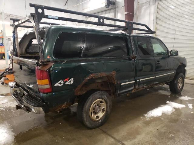 CHEVROLET SILVERADO 2001 green 4dr ext gas 1GCHK29U41E195085 photo #4