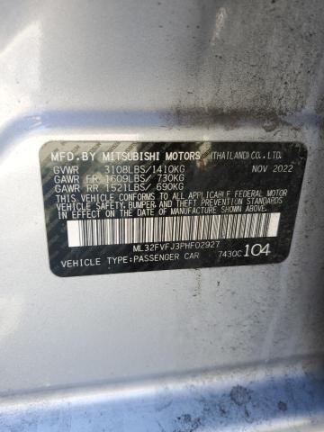 2023 MITSUBISHI MIRAGE G4 - ML32FVFJ3PHF02927