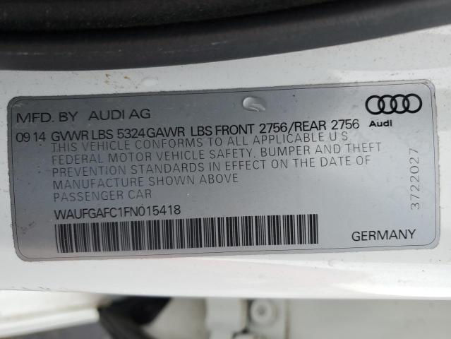 2015 AUDI A6 PREMIUM - WAUFGAFC1FN015418