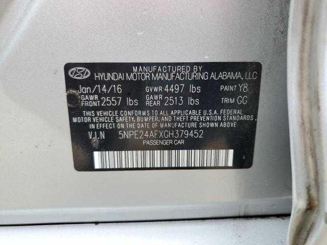 2016 HYUNDAI SONATA SE - 5NPE24AFXGH379452