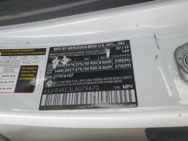 2020 MERCEDES-BENZ GLE 350 4M - 4JGFB4KE3LA079470
