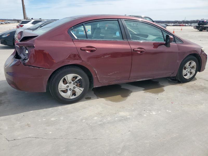 Vin: 19xfb2f55fe091771, lot: 45737735, honda civic lx 20153