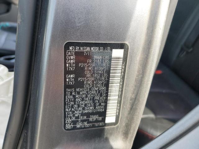 2011 NISSAN JUKE S - JN8AF5MR9BT019984