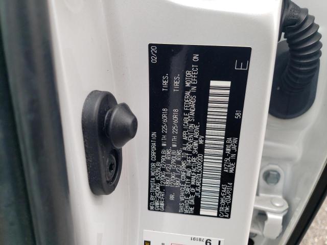 2020 LEXUS NX 300H JTJGJRDZ0L5009200