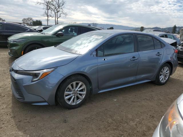 TOYOTA COROLLA LE 2023 blue  hybrid engine JTDBCMFE0P3007159 photo #1