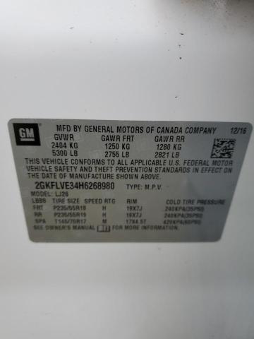 2017 GMC TERRAIN DE - 2GKFLVE34H6268980