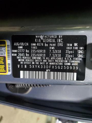 2025 KIA SPORTAGE E - 5XYK33DFXSG250939
