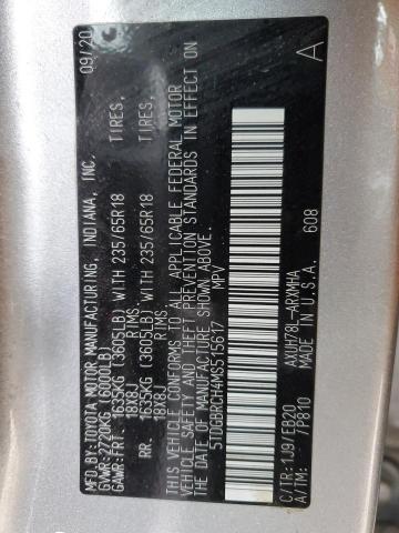 2021 TOYOTA HIGHLANDER - 5TDGBRCH4MS515617
