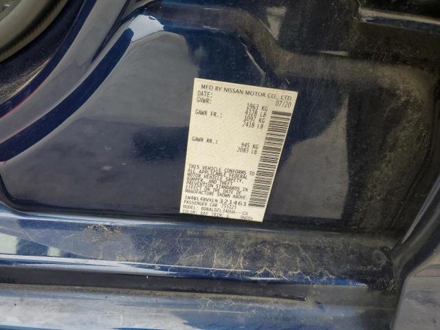 2020 NISSAN ALTIMA S - 1N4BL4BVXLN321461