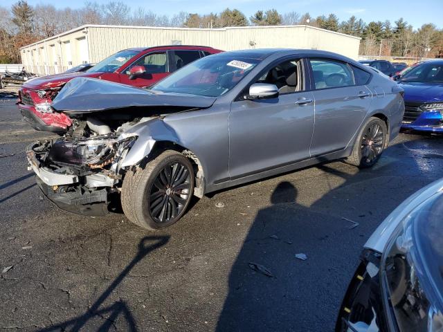 HYUNDAI GENESIS 5. 2015 gray sedan 4d gas KMHGN4JF8FU038244 photo #1