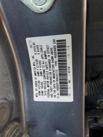 2017 HONDA ACCORD SPO - 1HGCR2F19HA300772