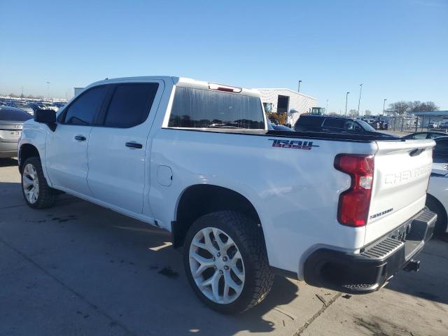 CHEVROLET SILVERADO 2021 white  Gasoline 3GCPYFELXMG276331 photo #3