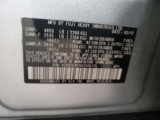 2017 SUBARU OUTBACK 3. - 4S4BSENC9H3348176