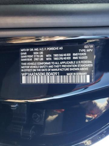 2019 PORSCHE MACAN - WP1AA2A50KLB04091