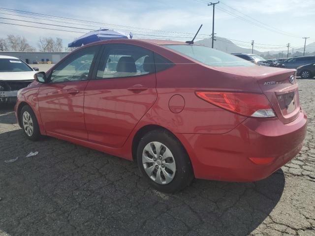 HYUNDAI ACCENT SE 2017 red  gas KMHCT4AE2HU170088 photo #3