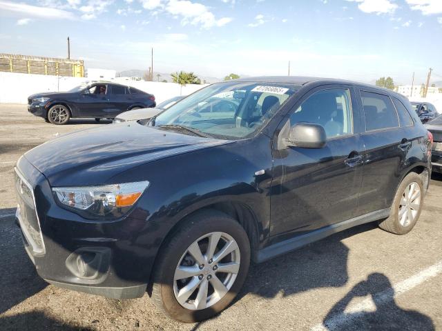 MITSUBISHI OUTLANDER 2014 black  gas 4A4AP3AUXEE014400 photo #1