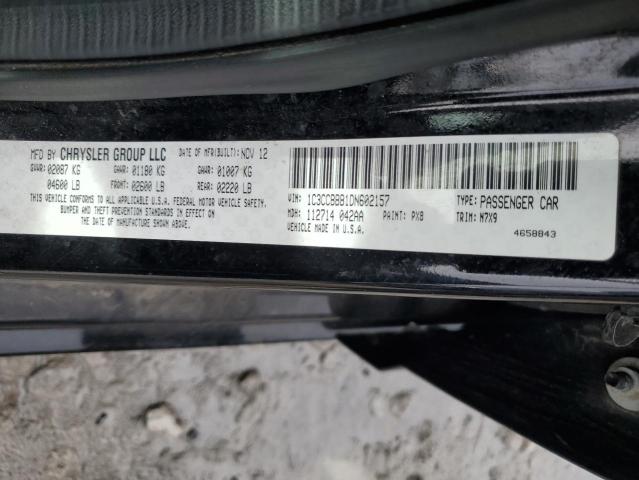 2013 CHRYSLER 200 TOURIN - 1C3CCBBB1DN602157