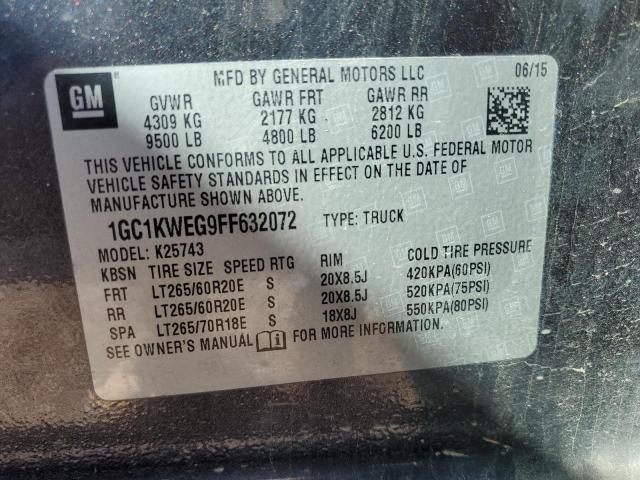2015 CHEVROLET 2500 - 1GC1KWEG9FF632072