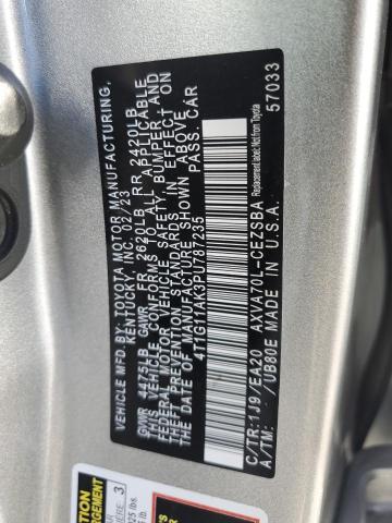 2023 TOYOTA CAMRY SE N - 4T1G11AK3PU787235