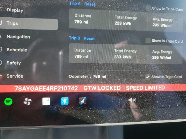 2024 TESLA MODEL Y - 7SAYGAEE4RF210742