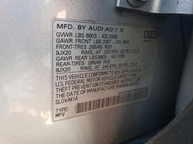 2017 AUDI Q7 PRESTIG - WA1VAAF74HD037998