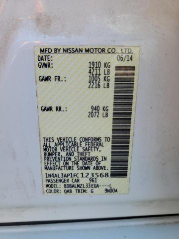 2015 NISSAN ALTIMA 2.5 - 1N4AL3AP1FC123568