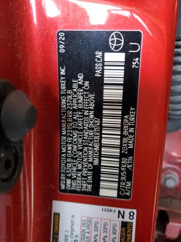 2020 TOYOTA C-HR XLE - NMTKHMBX8LR117487