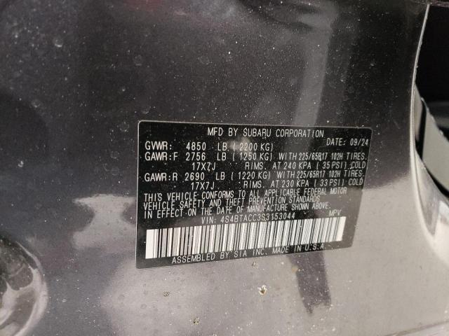 2025 SUBARU OUTBACK PR 4S4BTACC3S3153044