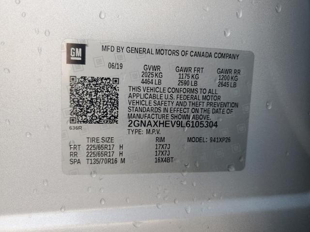 2020 CHEVROLET EQUINOX LS - 2GNAXHEV9L6105304