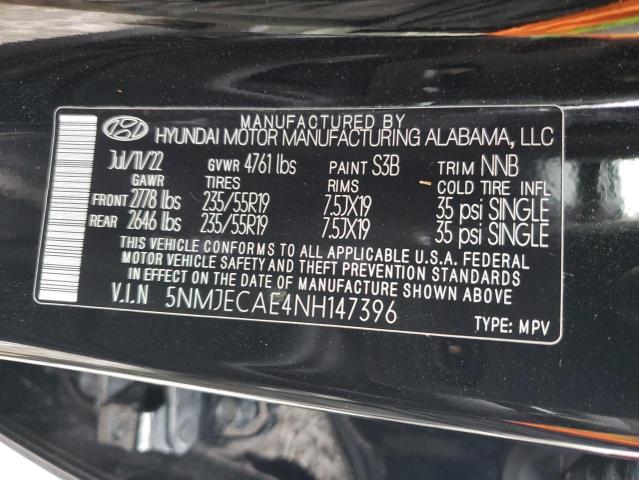 2022 HYUNDAI TUCSON LIM - 5NMJECAE4NH147396