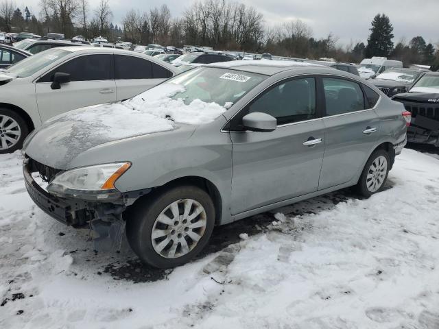 NISSAN SENTRA S 2014 silver sedan 4d gas 3N1AB7AP7EY225048 photo #1